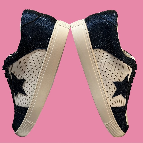NWT! HEY GIRL, BY CORKY’S,IN NAVY BLUE/WHITE W/ CRYSTAL STAR, WOMAN’S SIZE 10. - Picture 11 of 16